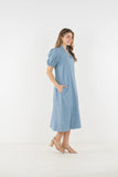 Hampton Dress, Denim-Emily McCarthy