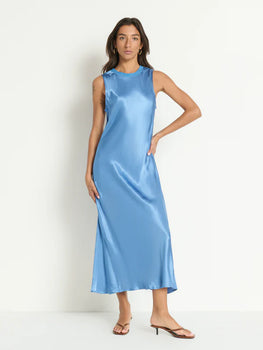 Dulce Dress, Harbor Blue-Nation LTD