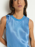 Dulce Dress, Harbor Blue-Nation LTD