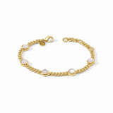 JV Dolce Delicate Bracelet, Iridescent Clear Crystal-Julie Vos
