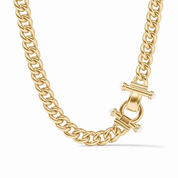 Julie Vos Dolce Demi Link Necklace, Gold-Julie Vos