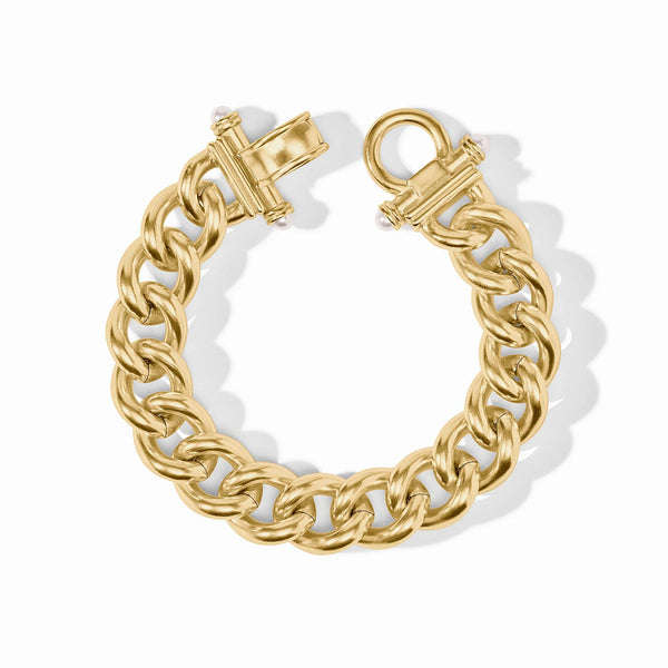 Julie Vos Dolce Demi Link Bracelet, Gold-Julie Vos