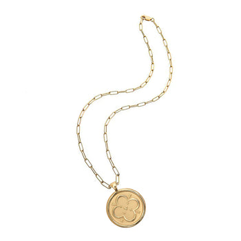 Jane Win LOVE Original Pendant Coin Necklace-Jane Win