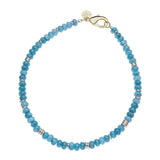 Gumdrop Beaded Neck, Aqua-Jane Win