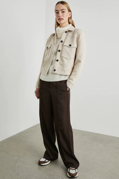 Easton Jacket, Heather Oatmeal-Rails