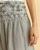Georgia Skirt, Parkside Floral Stripe