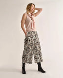 Salida Culotte Pants, Floral Medallion Tidal Pool-Cartolina