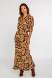 Elizabeth James Serena Skirt, Wallflower Brown-Elizabeth James