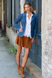 EJ Elizabeth Blazer, Washed Denim