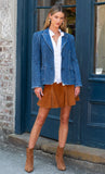 EJ Elizabeth Blazer, Washed Denim