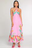 Aubrey Dress, Tulip Tapestry - Cotton Candy-Elizabeth James The Label