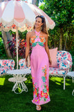 Aubrey Dress, Tulip Tapestry - Cotton Candy-Elizabeth James The Label
