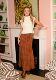 Anita Skirt, Goat Suede-Elizabeth James
