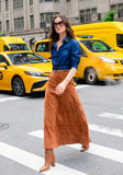 Anita Skirt, Goat Suede-Elizabeth James