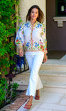 Emily Top, Butterfly Garden-Elizabeth James The Label