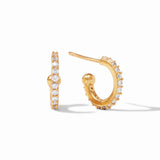 Julie Vos Esme Full Heart Charm & Hoop Earring, Cubic Zirconia-Julie Vos