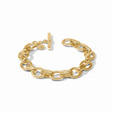 JV Essex Link Bracelet, Gold-Julie Vos