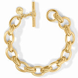 JV Essex Link Bracelet, Gold-Julie Vos