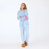KR EX-Boyfriend Sweatshirt, Slate Blue-Kerri Rosenthal