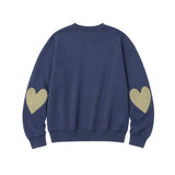 KR Ex-Boyfriend Patchwork Sweatshirt, Indigo Blue-Kerri Rosenthal