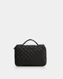 MZW Metro Round Zip Cosmetic, Black-MZ Wallace