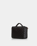 MZW Metro Round Zip Cosmetic, Black-MZ Wallace