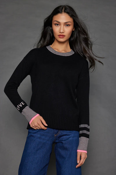 Lisa Todd Love Story Sweater, Onyx-Lisa Todd