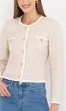 Generation Love Everie Jacket, Prosecco/White-Generation Love