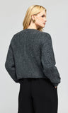 Glenda Crystal Cable Cardigan, Heather Charcoal/Clr-Generation Love