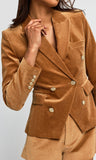 Montena Corduroy Blazer, Butterscotch-Generation Love