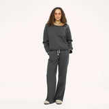 Kr Weekend Barb Sweatpant, Anthracite-Kerri Rosenthal