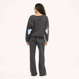 Kr Weekend Barb Sweatpant, Anthracite-Kerri Rosenthal