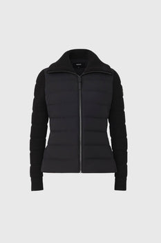 Fee Light Weight Down Jacket, Black-Mackage