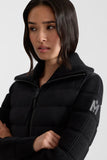 Fee Light Weight Down Jacket, Black-Mackage