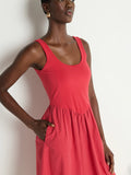 Fiona Dress, Red-Nation LTD