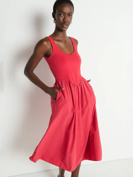 Fiona Dress, Red-Nation LTD
