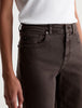 AG Saige Wide Leg Crop, Sulfur Burnt Umber