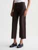 AG Saige Wide Leg Crop, Sulfur Burnt Umber