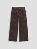 AG Saige Wide Leg Crop, Sulfur Burnt Umber