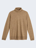 SAND Fine Merino Wool Turtleneck, Camel-SAND Copenhagen