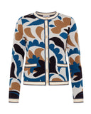 Fleur Birdseye Knit- Stained Glass Floral