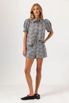 Lotus Shirt, Floral Embroide-sundays