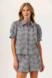 Lotus Shirt, Floral Embroide-sundays