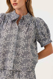Lotus Shirt, Floral Embroide-sundays