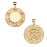 JW FOREVER Around the Sun Pendant Necklace, Pink Coral-Jane Win