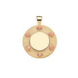 JW FOREVER Around the Sun Pendant Necklace, Pink Coral-Jane Win