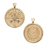 Jane Win FOREVER Original Pendant Coin Necklace-Jane Win