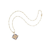 JW Petite Embellished Coin Necklace, FOREVER