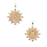 JW Petite Embellished Coin Necklace, HOPE-Jane Win