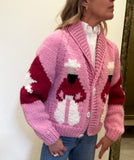 GOGO The Short Cowboy Cardi, Bubble Gum-GOGO Sweaters